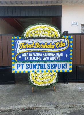 Papan Bunga Duka di Ungkal